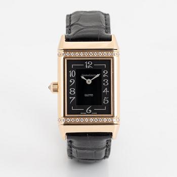 Jaeger-LeCoultre, Reverso, Duetto Classique, wristwatch, 23 x 33 (38,7) mm.