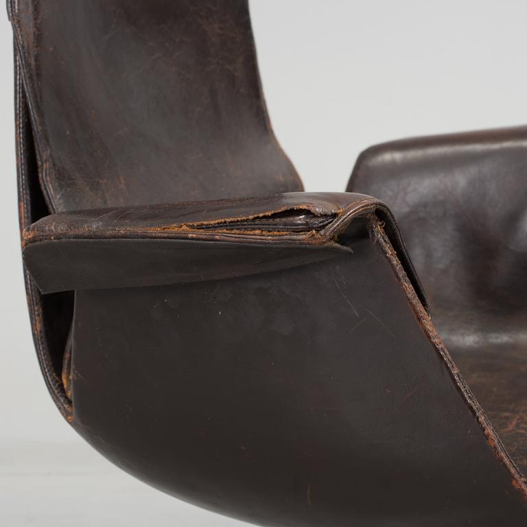 A Preben Fabricius & Jørgen Kastholm 'Tulip' desk chair, Alfred Kill, Germany 1960's-70's.