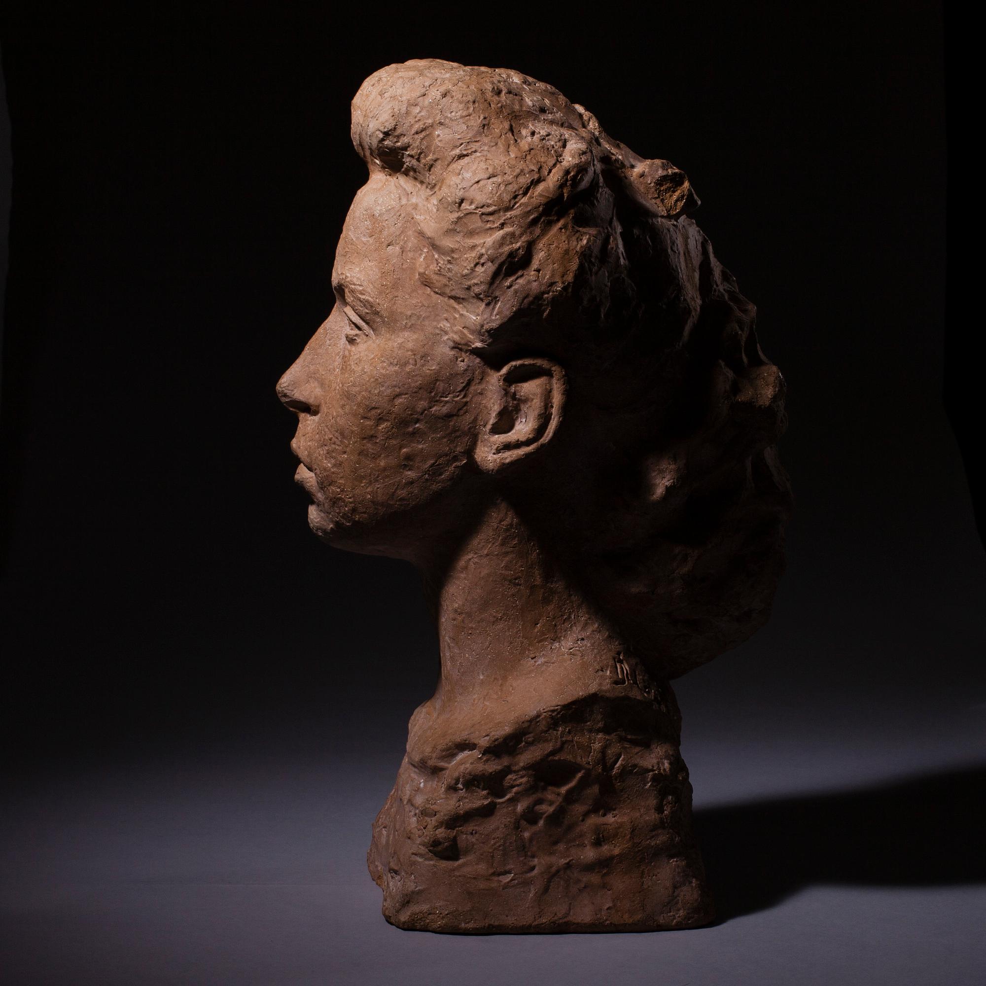 OKÄND KONSTNÄR, rödlera, signerad, daterad -47 och numrerad I/V.