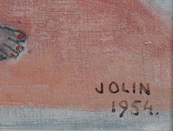 EINAR JOLIN, oljemålning på duk, signerad och daterad 1954.