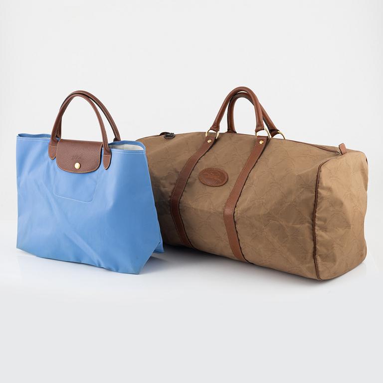 Longchamp, väskor, 2 st, bl a "Le Pliage".