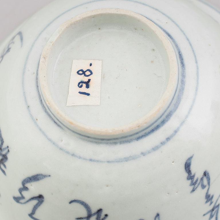 SKÅL, porslin, Kina, Ming 1500-tal.