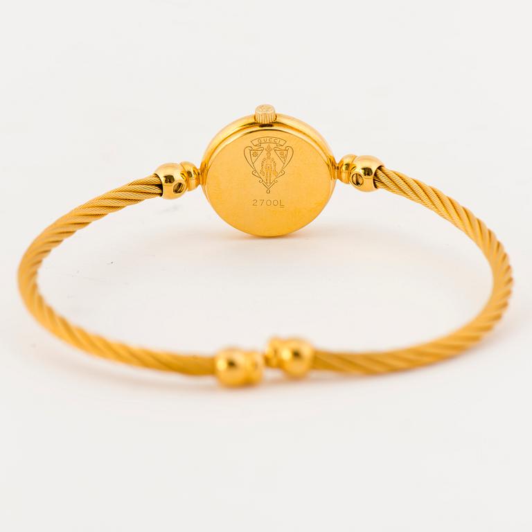 GUCCI, 'Twisted Cable Bangle Watch', wristwatch, 25 mm.