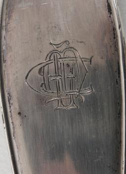 SOPPSLEV, silver. G.A.B 1913(otydlig stämpel), modell "Svensk spets".