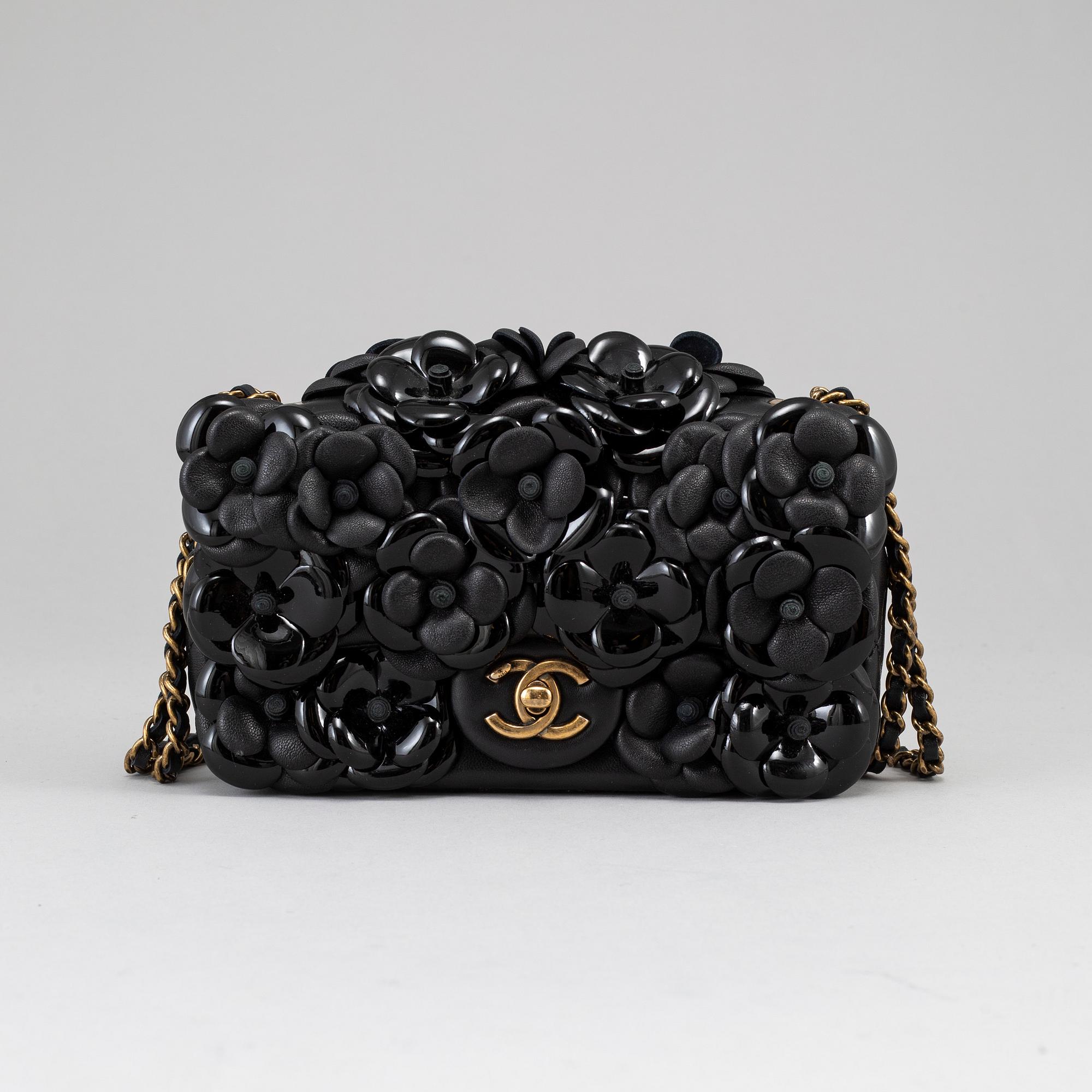 CHANEL, "Camellia Mini Classic Flap bag", 2015-2016.