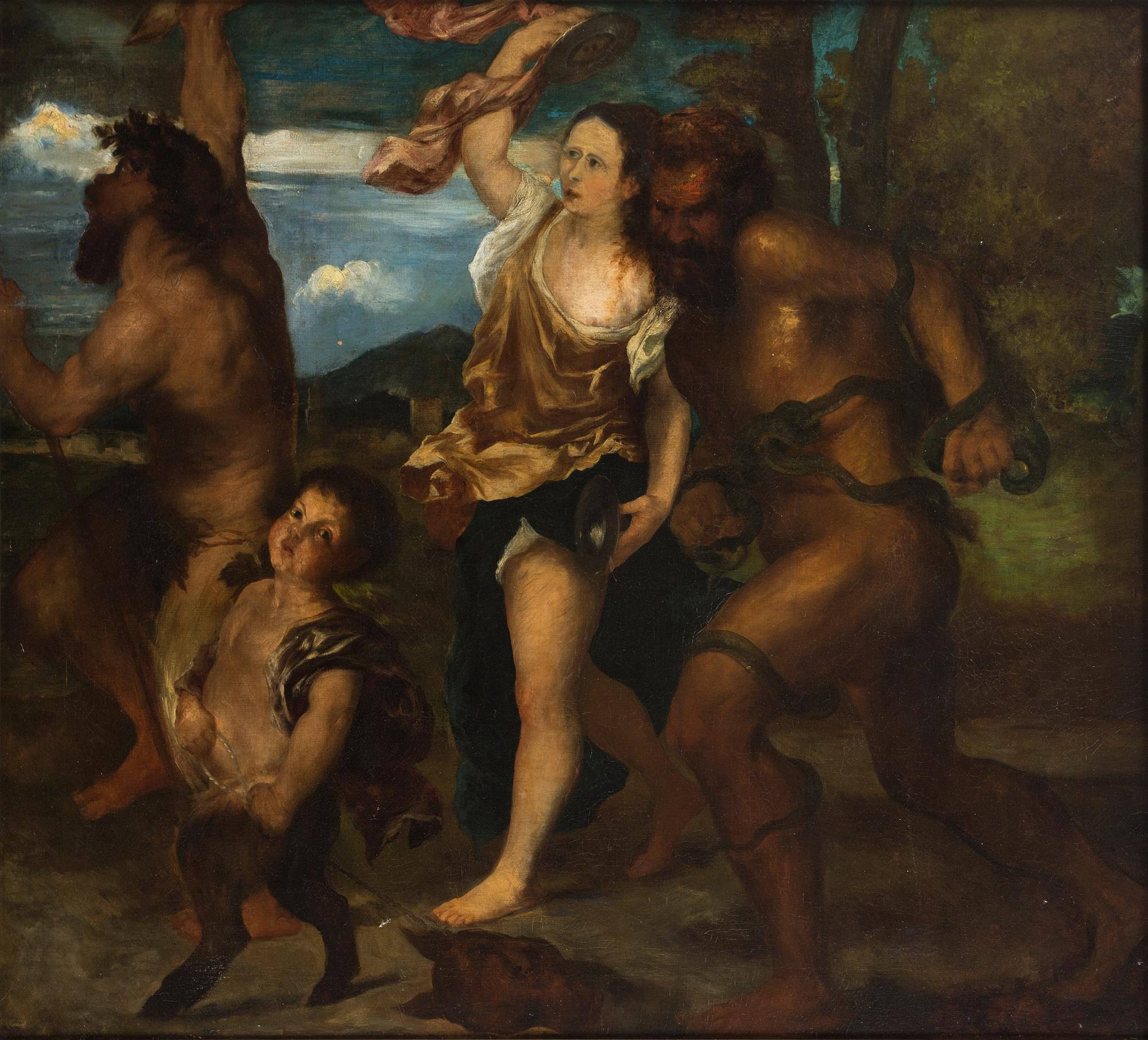 UNKNOWN ARTIST, based on an original by Tititan, oil on canvas, circa 1900.