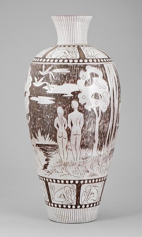 GOLVVAS, lergods, Sven Törngren, Törngrens krukmakeri, Falkenberg.