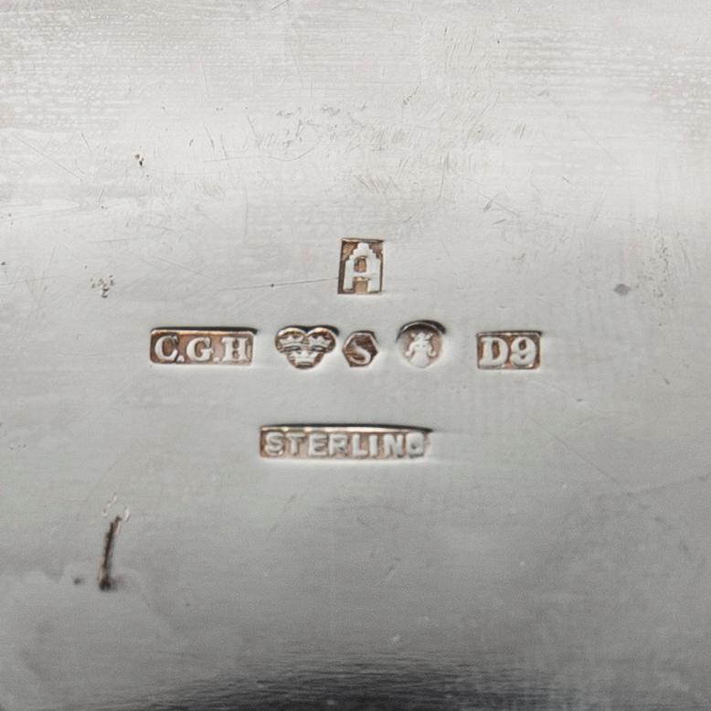 Fat, silver, CG Hallberg, Stockholm, 1954.