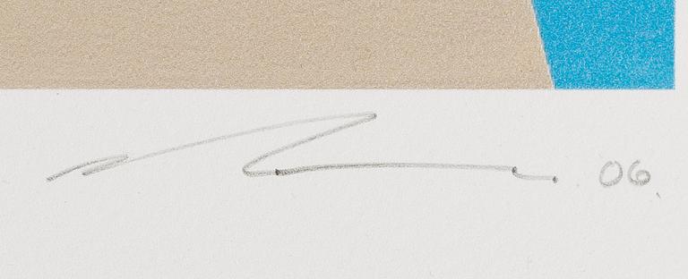 RYAN HEWETT, multi-layered Flatbed Giclee with silkscreen varnishes and textures.