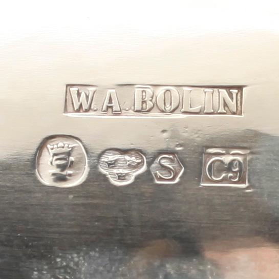 SKÅL, silver, W.A Bolin, Stockholm, 1953. Vikt ca 312g.
