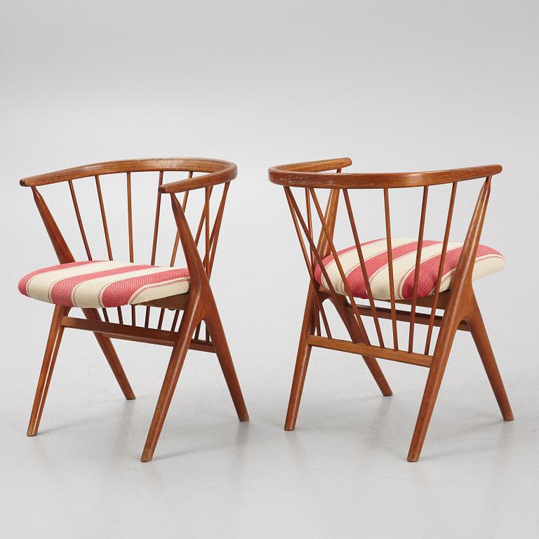 Helge Sibast, 4 armchairs, "No 8", Denmark, second half of the 20th century.