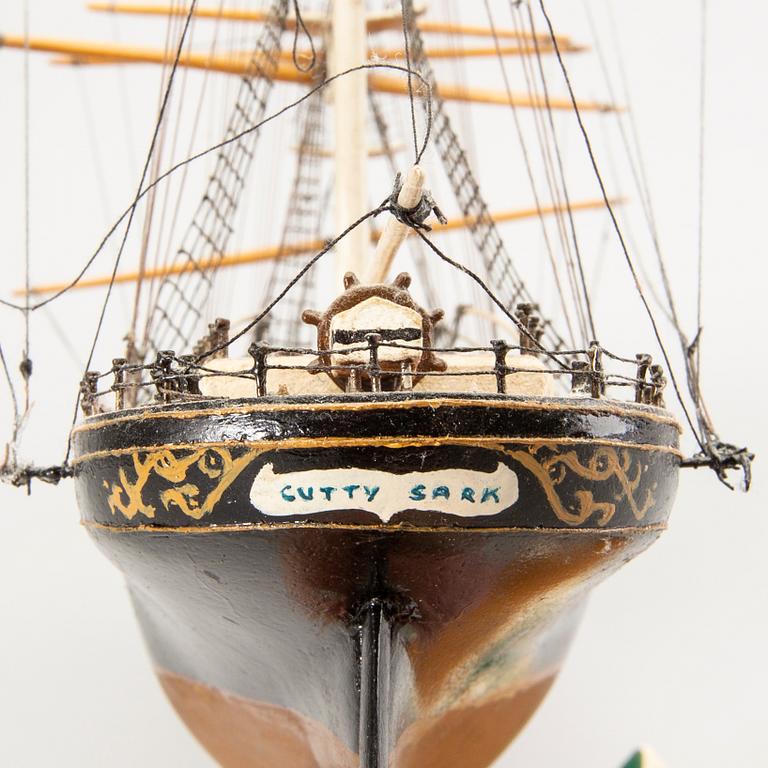 Modellskepp "Cutty Sark" 1957.