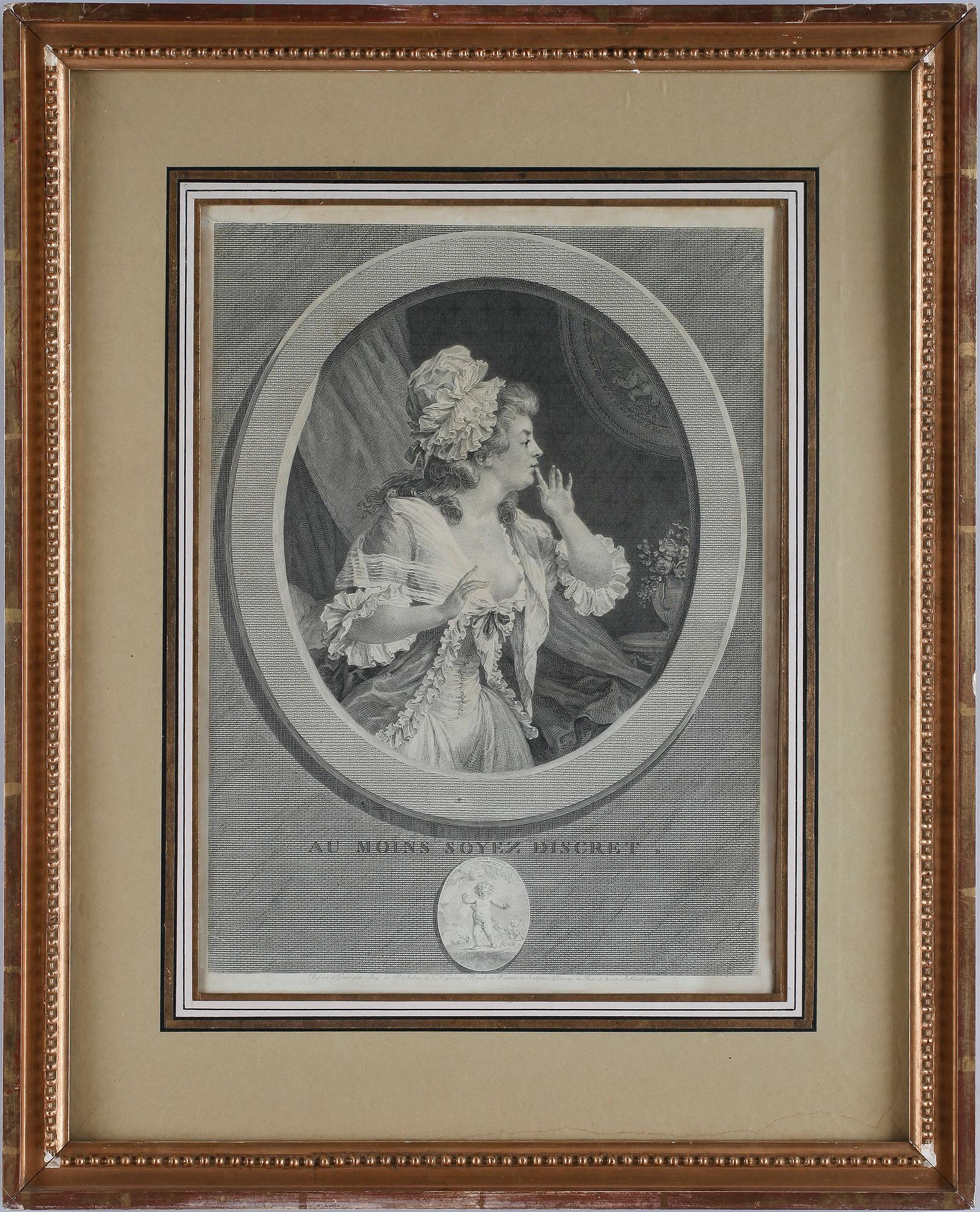 PARTI GRAVYRER, 4 st, Frankrike, bl.a. efter Nicolas Lafrensen, 1700/1800-tal.