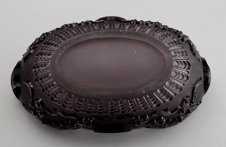 SKÅL, lilatonat glas, Edvin Ollers, 1900-talets första hälft.