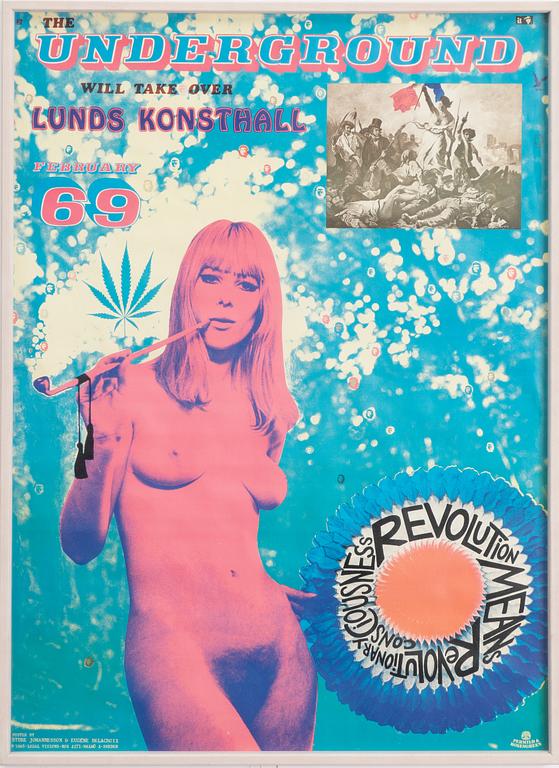 Sture Johannesson, "The Underground will take over Lunds Konsthall February 69".
