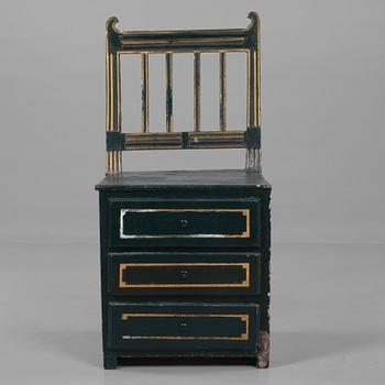 BYRÅSTOL, sent 1800-tal.