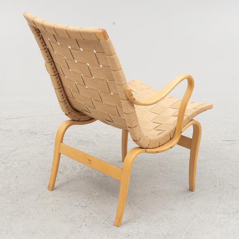 Bruno Mathsson, karmstol, "Eva", Firma Karl Mathsson, 1968.