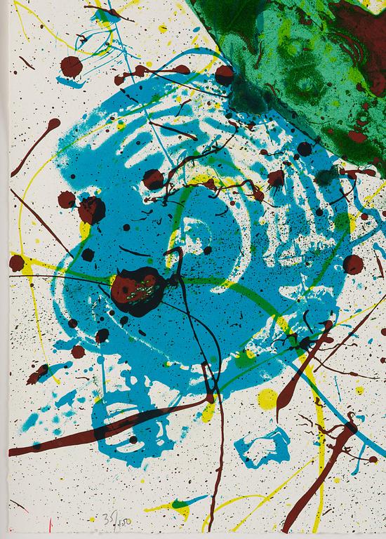 Sam Francis, "For the Blue Sons of the Air".