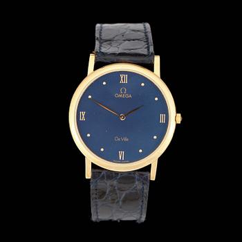 ARMBANDSUR, herr, Omega, De Ville, 18k guld, quartz, 1990-tal.