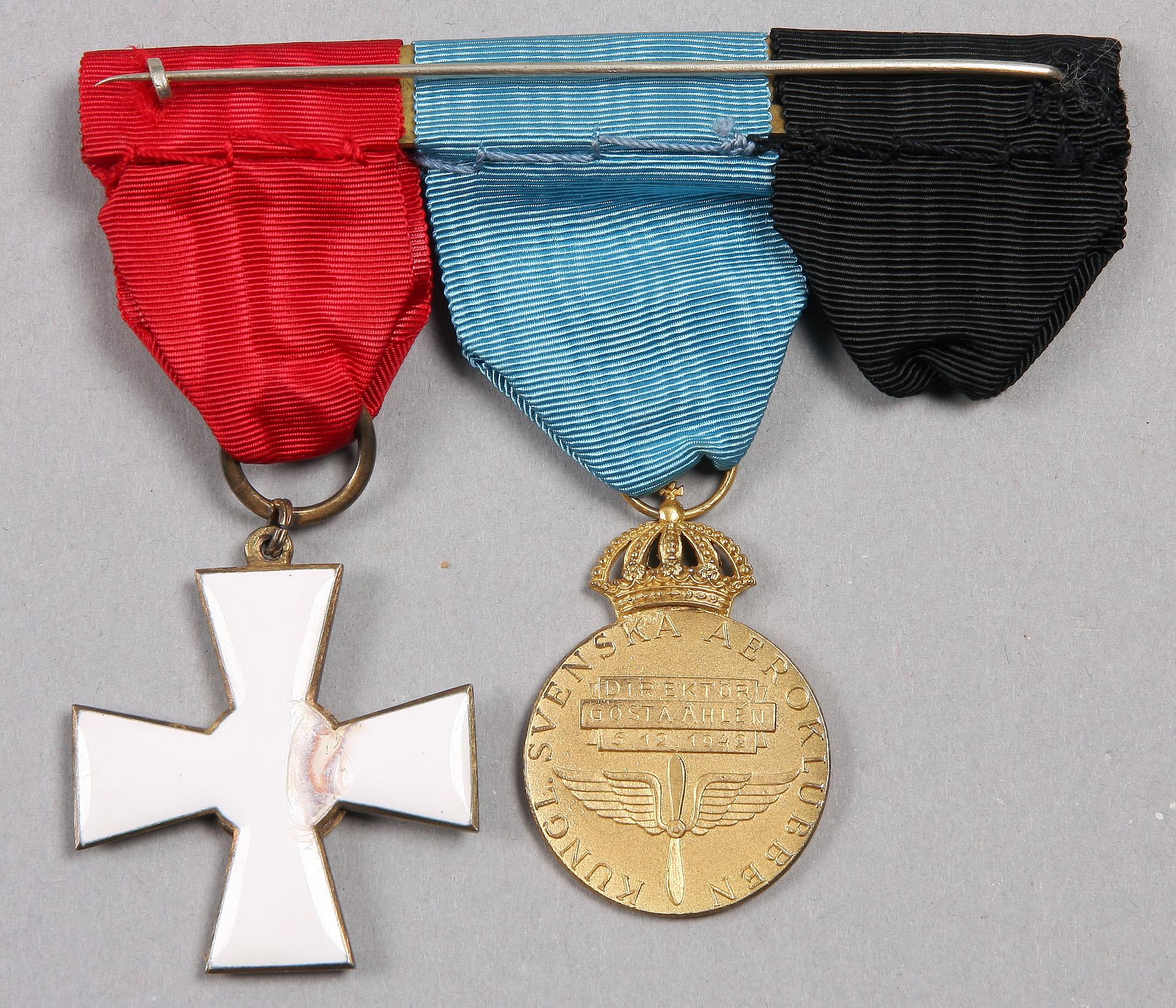 ORDEN SAMT MEDALJ, metall och emalj, 1900-talets första hälft.