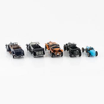 Nine die cast model cars, Franklin Mint.
