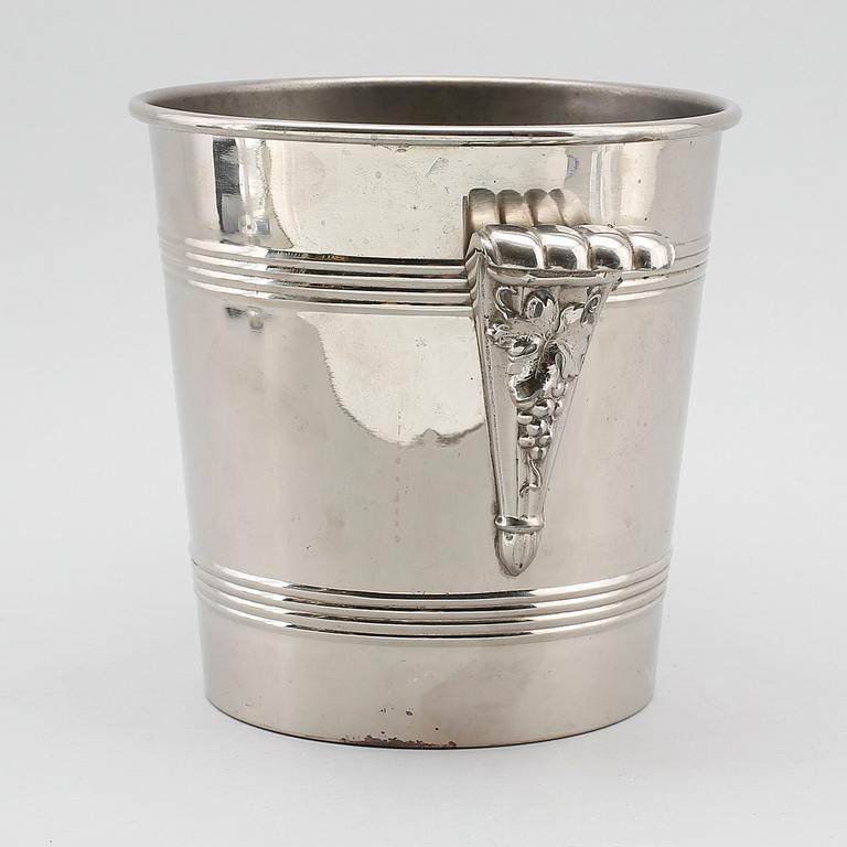 CHAMPAGNEKYLARE, försilvrad metall, Frankrike, 1900-talets första hälft.