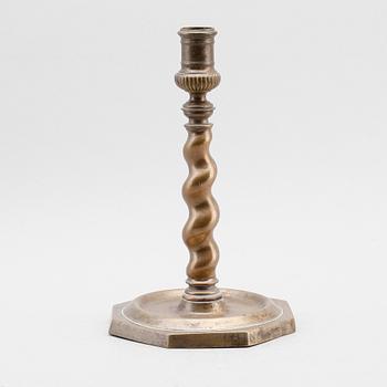 LJUSSTAKE, brons, 1600-tal.