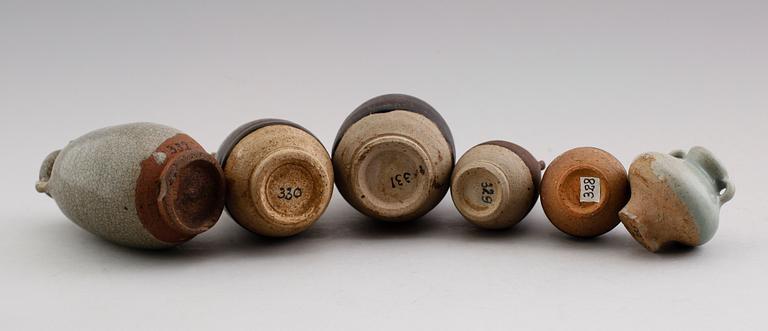 VASER, 7 st, stengods, Sawankholok, Thailand, 1400-tal.