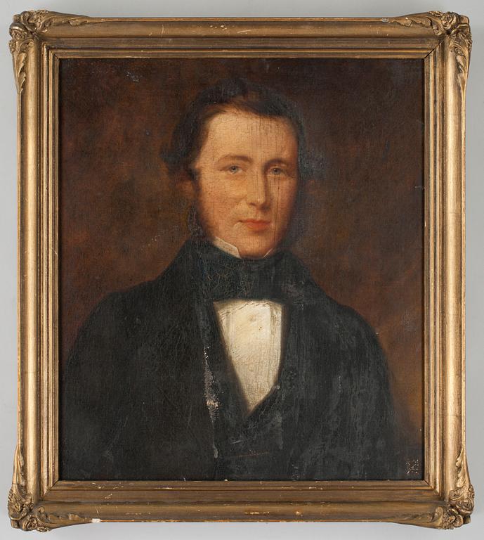 OKÄND KONSTNÄR, olja på duk, 1800-talets andra hälft.