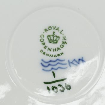 14 pieces coffe cups and saucer, Royal Copenhagen. Denmark.