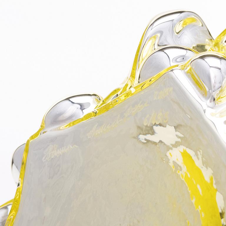 Hanna Hansdotter, skulptur, 'Stucco Print", ed. 6/13, The Glass Factory, Boda glasbruk, 2019.