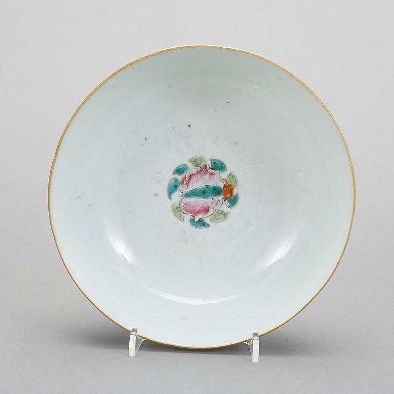SKÅL, porslin, Kina 1800-tal.