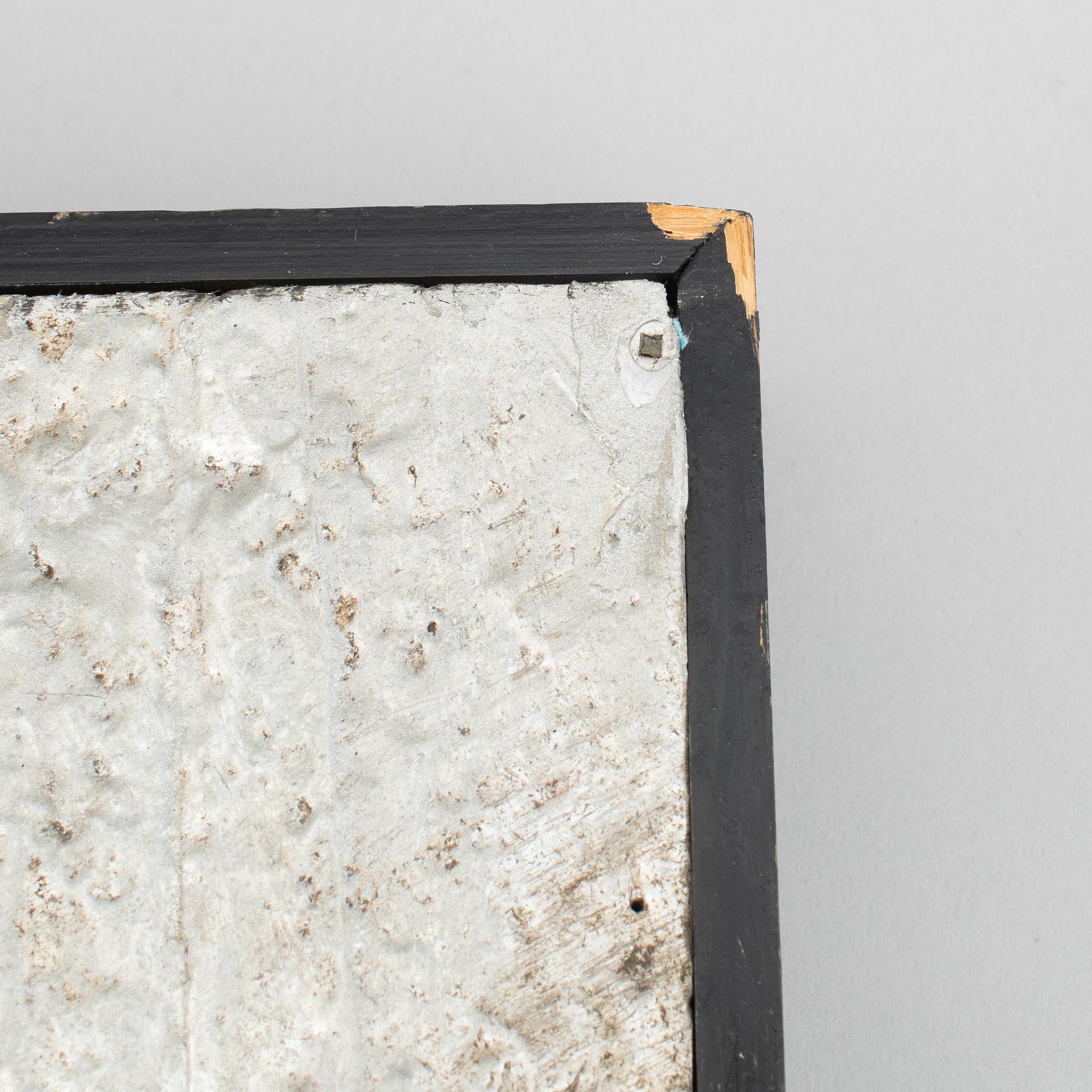 Jan Naliwajko, sculpture/relief, metal, signed and dated 1977.