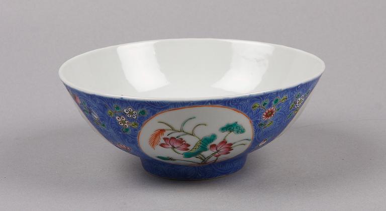 SKÅL, porslin, Kina, 1800-tal.