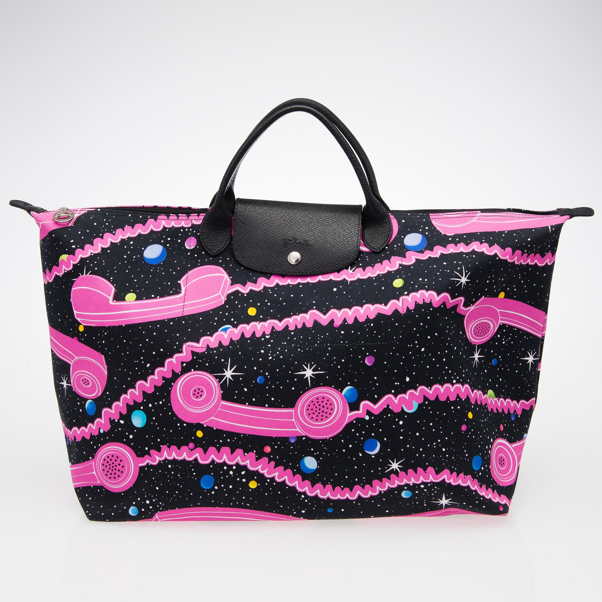Longchamp Jeremy Scott Long Distance Call Tote Bag.