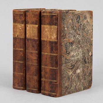 Kirurgi, 1795, med 21 graverade planscher (3 vol).