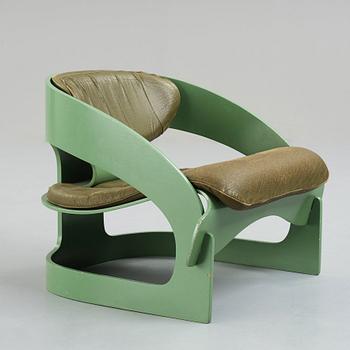 Joe Colombo, JOE COLOMBO, an easy chair, model 4801 for Kartell, Italy 1960-70's.