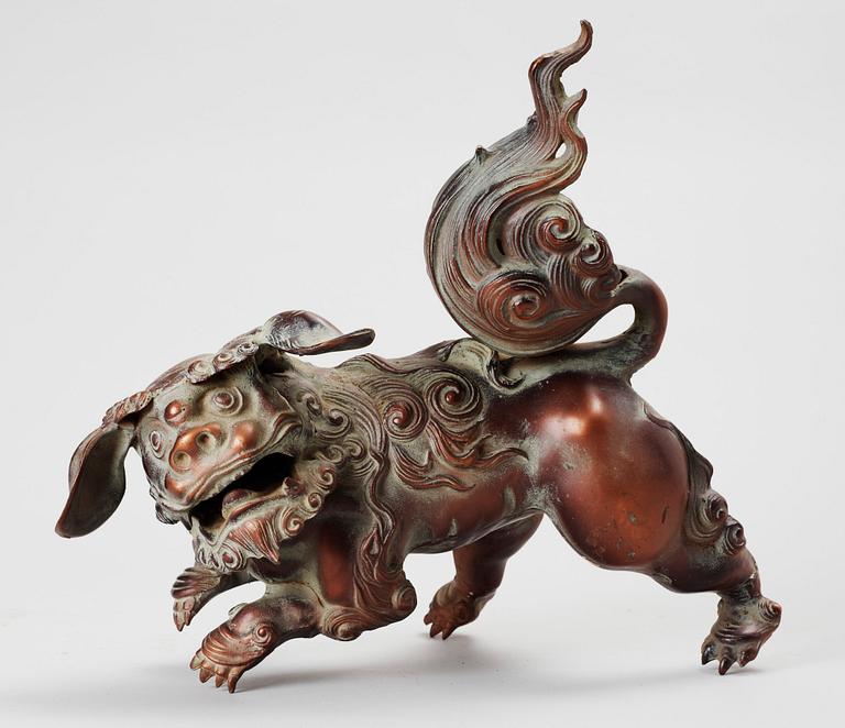 FOHUND, metall, Japan 1900-tal.