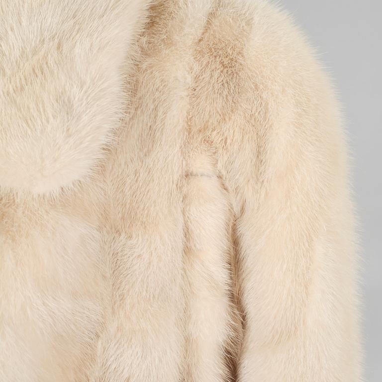 A mink fur coat.