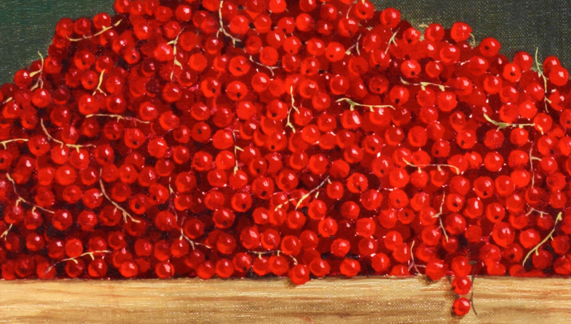Philip von Schantz, "Rensåpa" (Still life with blue berries).