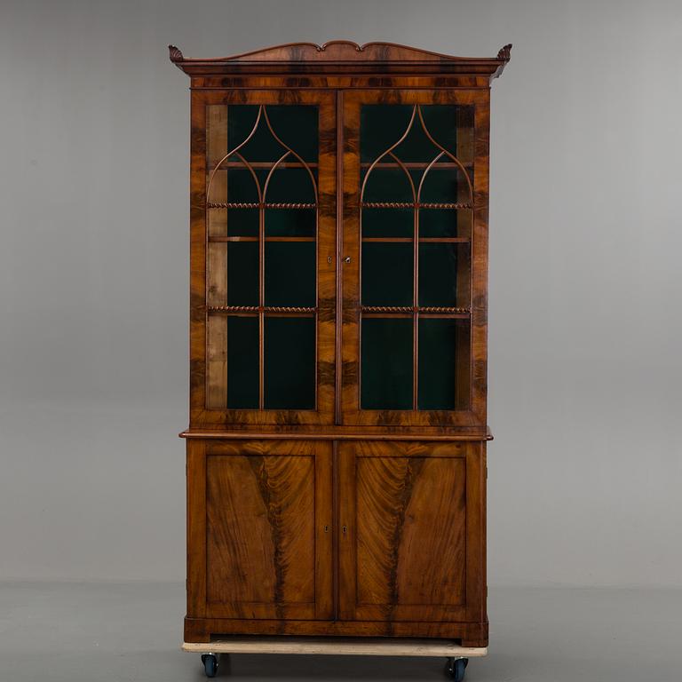 A SWEDISH BOOKCASE, first half of the 19th century.