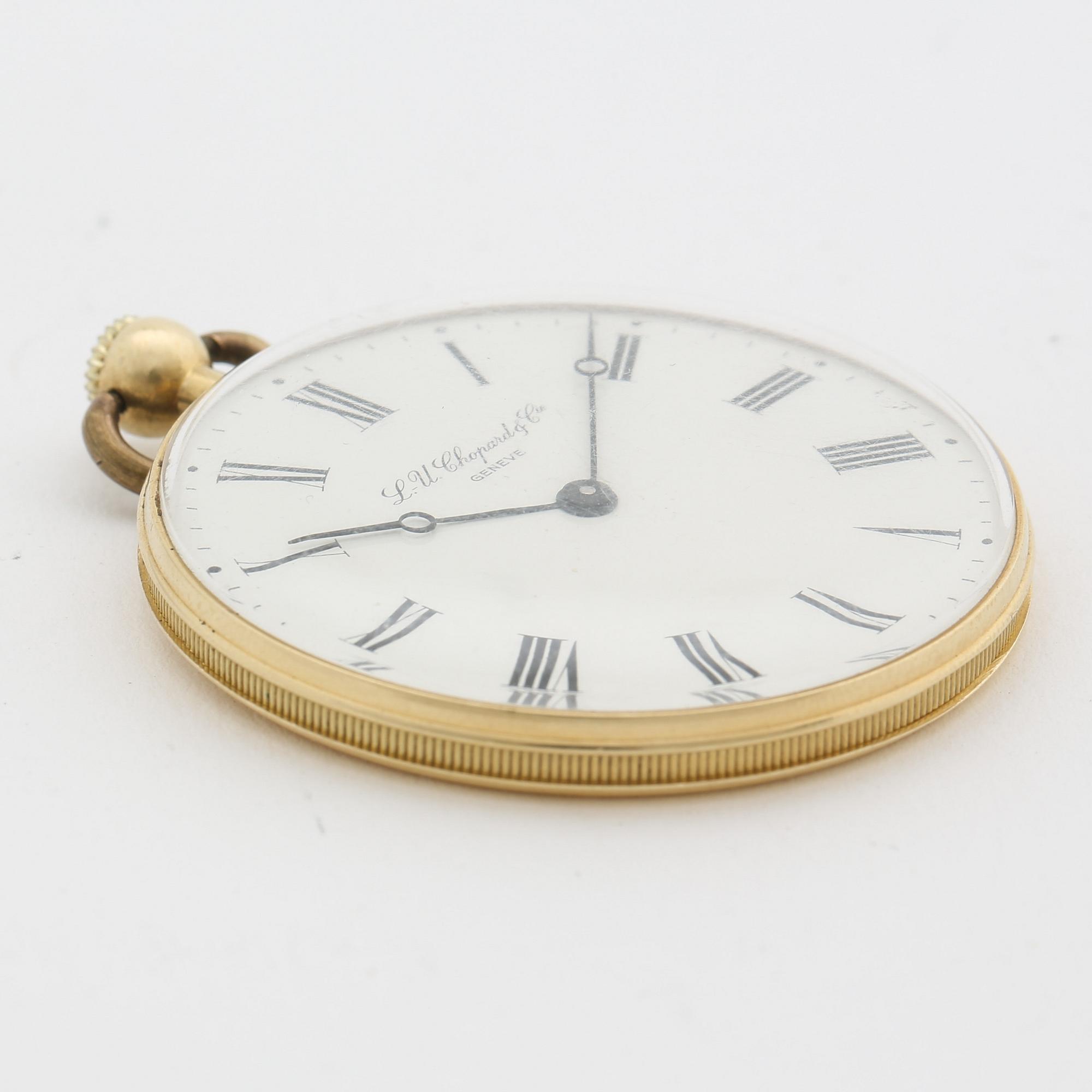 L.U CHOPARD Co, pocket watch, 41 mm,
