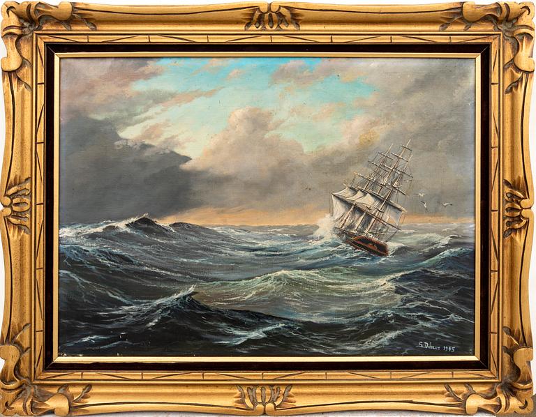 S Didszus oil on canvas, signed.