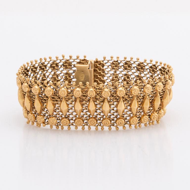 BRACELET 18K gold, 33,6 g.
