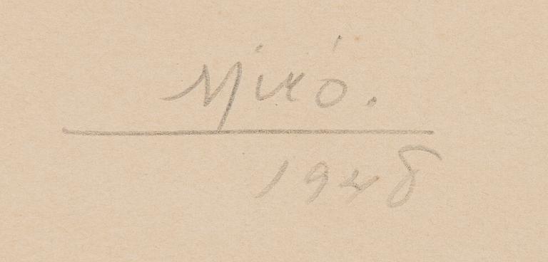 Joan Miró, Pl. VIII from: "Album 13".