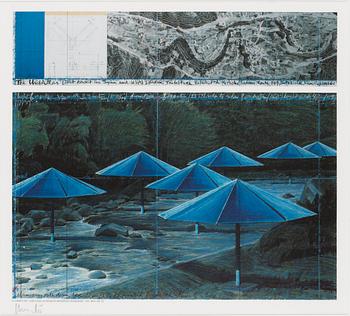 836. Christo & Jeanne-Claude, "The umbrellas (Joint project for Japan and USA)".