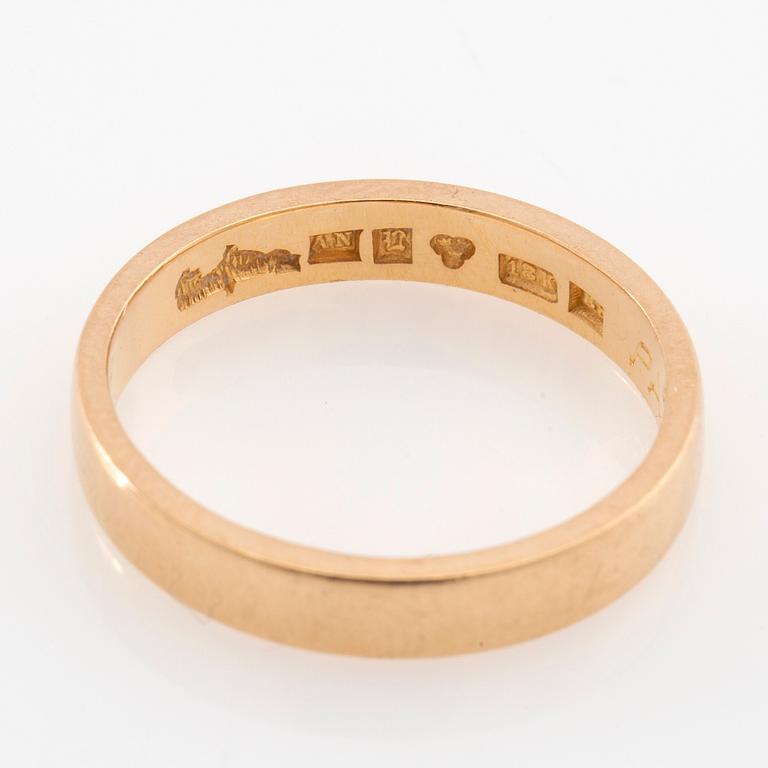 Wiwen Nilsson, Ring 18K guld, Lund 1955.
