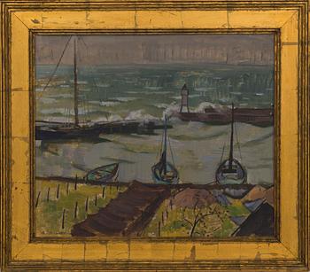 JOHAN JOHANSSON, oil on canvas, and a book.