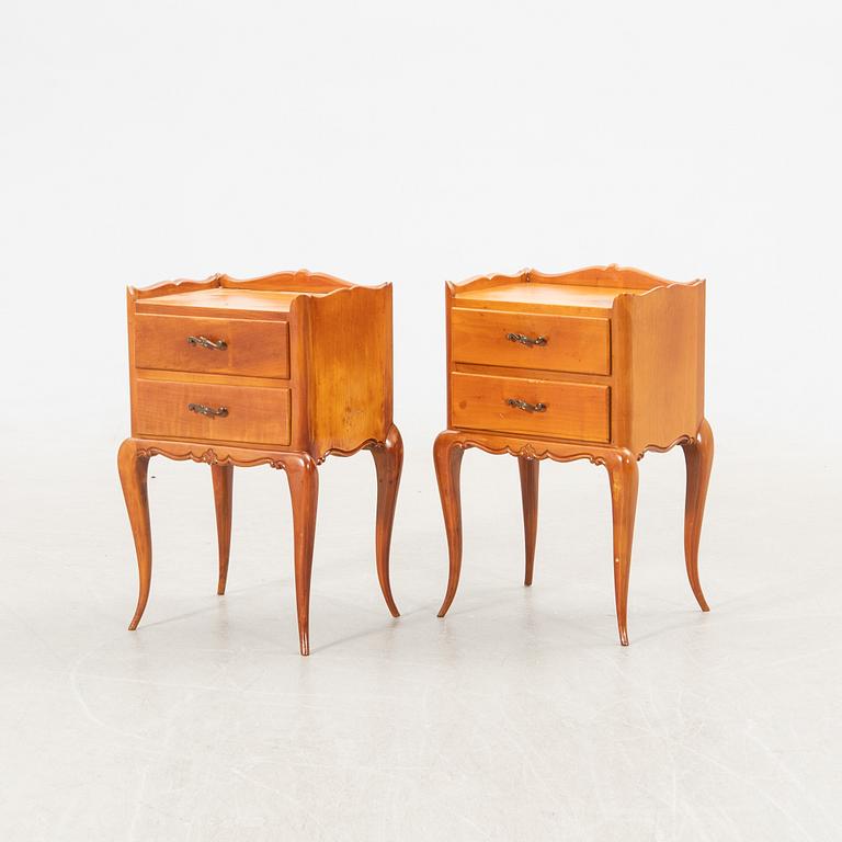 Sängbord, ett par, 1900-talets första hälft.