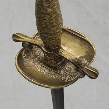 A composite officer's sword, 18th - and 19th Century.